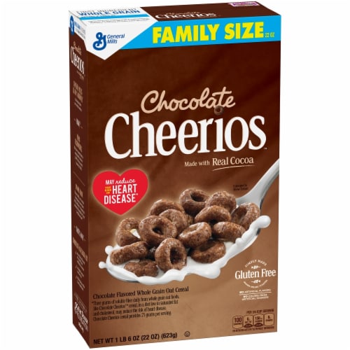 Cheerios Chocolate Cereal With Real Cocoa Perspective: front