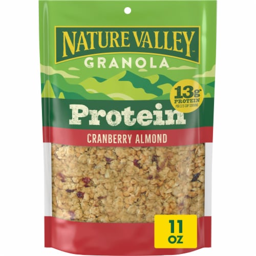 Nature Valley® Oats Cranberry Almond Protein Granola Perspective: front
