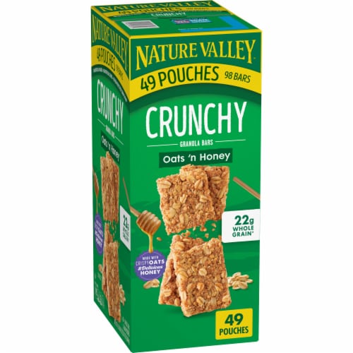 Nature Valley Crunchy Oats 'n Honey Granola Bars, 49 ct / 1.49 oz