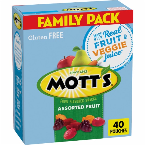 Mott's Assorted Fruit Flavored Snacks Easter Basket Stuffers Perspective: front
