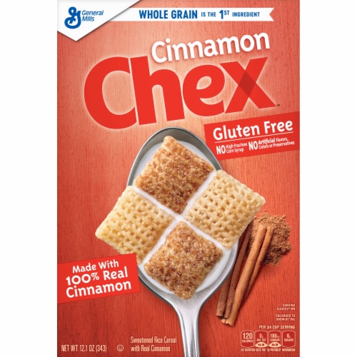General Mills Cinnamon Chex Cereal Perspective: front