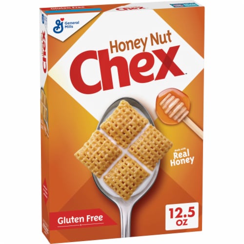 General Mills Honey Nut Chex Cereal Perspective: front