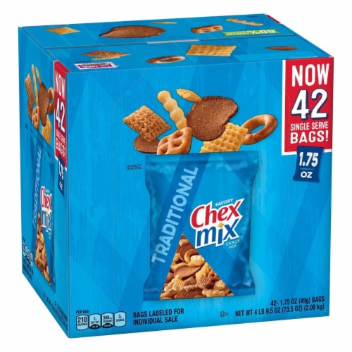 Chex Mix Traditional Snack Mix (42 Count), 1 unit - Foods Co.