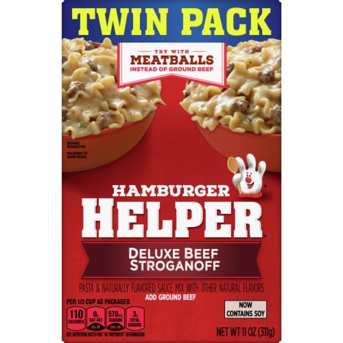 Hamburger Helper™ Deluxe Beef Stroganoff Twin Pack Perspective: front