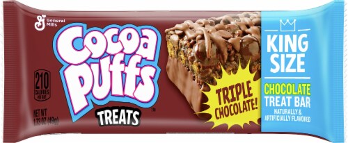 General Mills Coco Puffs Triple Chocolate Cereal Bars Perspective: front
