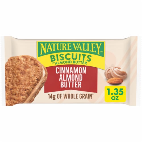 Nature valley almond butter filled cinnamon biscuits 1 35 oz harris