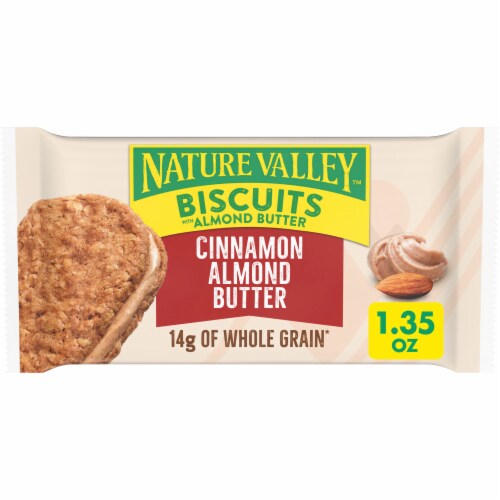 Nature Valley Biscuits with Almond Butter, 1.35 oz Perspective: front