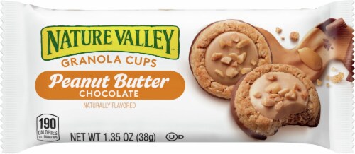 Nature Valley Peanut Butter Chocolate Granola Cups Perspective: front