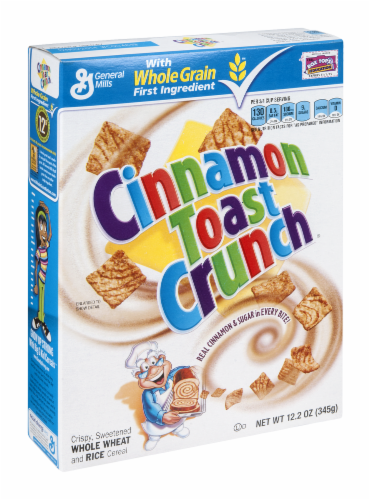 Cinnamon Toast Crunch Cereal Perspective: front
