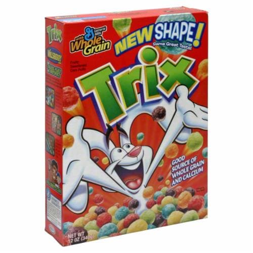 Trix Cereal Perspective: front