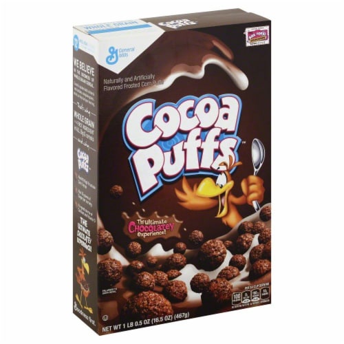 Cocoa Puffs Cereal Perspective: front