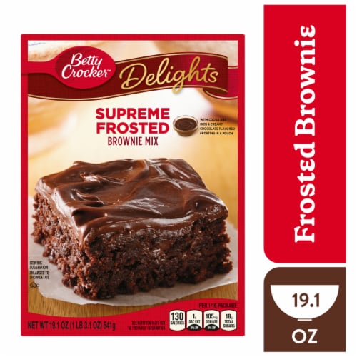 Betty Crocker™ Delights Supreme Frosted Brownie Mix Perspective: front