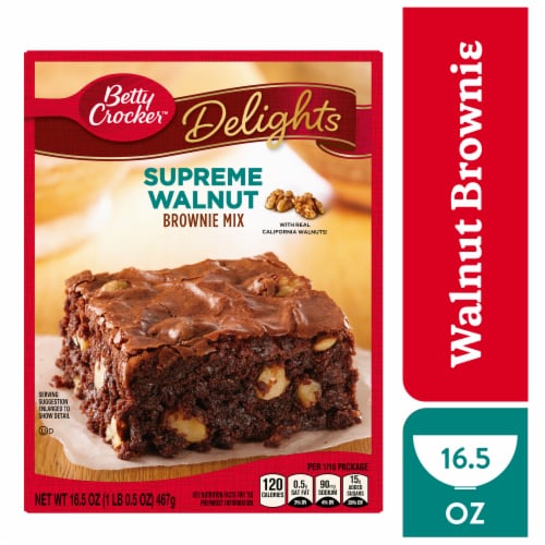 Betty Crocker Delights Supreme Walnut Brownie Mix 16 5 Oz Kroger