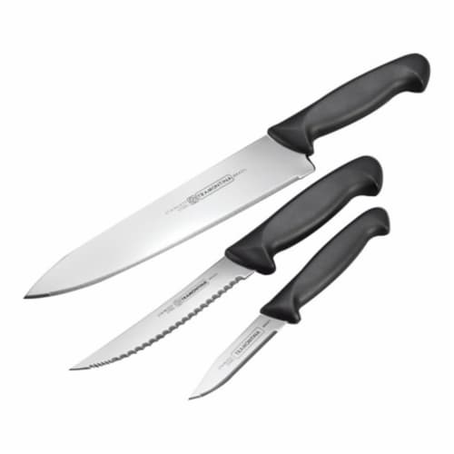 Tramontina 80020-505 Stainless Steel Kitchen Knife Set 3 Piece Perspective: front