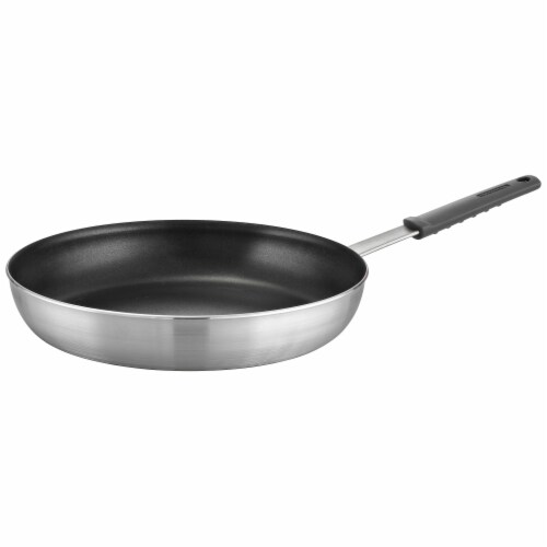 Tramontina Restaurant Fry Pan - Gray Perspective: front