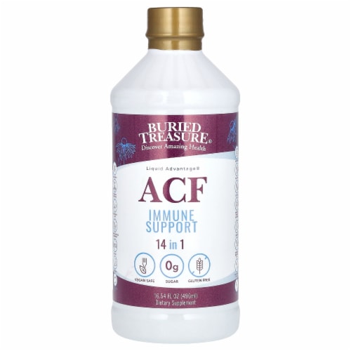 Buried Treasure ACF Fast Relief Immune Support Supplement Perspective: front