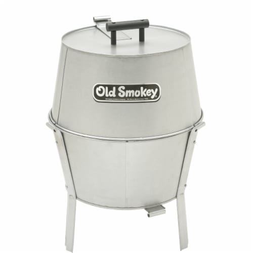 Old Smokey Classic 18 In. Dia. Silver Charcoal Grill OS #18 Perspective: front