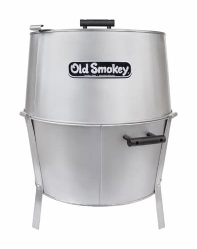 Old Smokey Charcoal Grill Silver - Total Qty: 1 Perspective: front