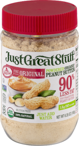 Just Great Stuff Organic Powdered Peanut Butter Perspective: front
