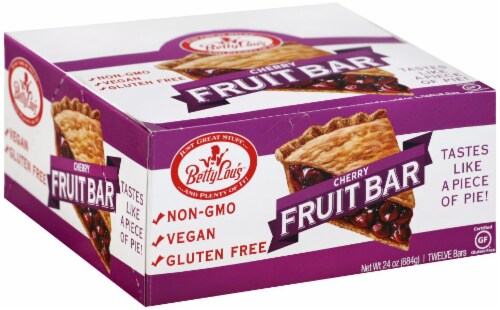 Betty Lou's Cherry Fruit Bars Perspective: front