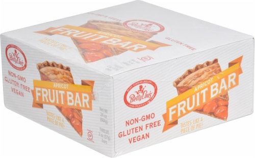 Betty Lou's Gluten Free Apricot Fruit Bars Perspective: front