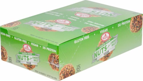 Betty Lou's Nuts about Protein Plus Energy Balls Spirulina Ginseng Perspective: front