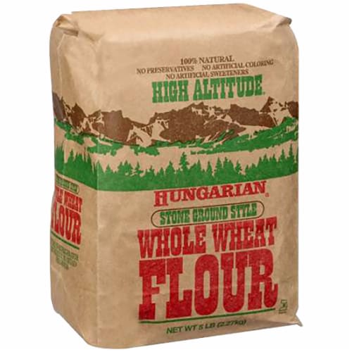 High Altitude® Hungarian® Whole Wheat Stone Ground Flour Perspective: front