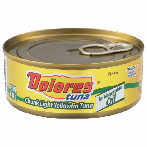 Dolores® Yellowfin Tuna In Vegetable Oil Perspective: front
