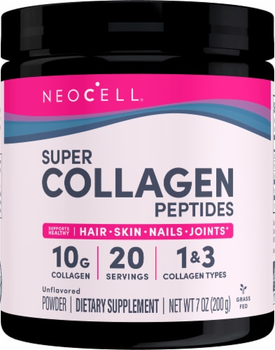 NeoCell Super Collagen Peptides Unflavored Powder Perspective: front