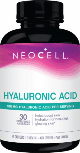 NeoCell Hyaluronic Acid Capsules Perspective: front