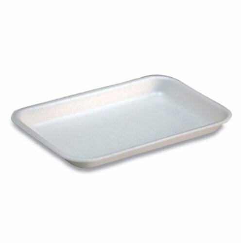ACT White Supermarket Trays Perspective: front