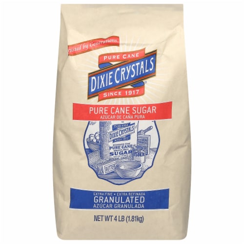 Dixie Crystals Granulated Extra Fine Sugar Perspective: front