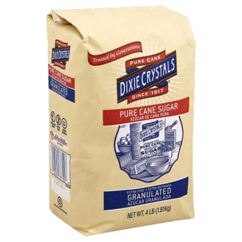 Dixie Crystals Granulated Extra Fine Sugar Perspective: front