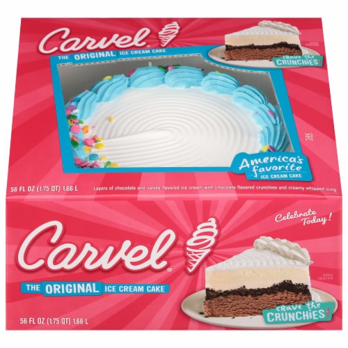 Kroger Carvel Round Happy Birthday Celebration Ice Cream Cake 56 Fl Oz