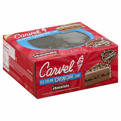 Carvel® Chocolate Ice Cream Crunchie Cake Perspective: front