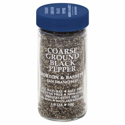 Morton & Bassett Coarse Ground Black Pepper Perspective: front