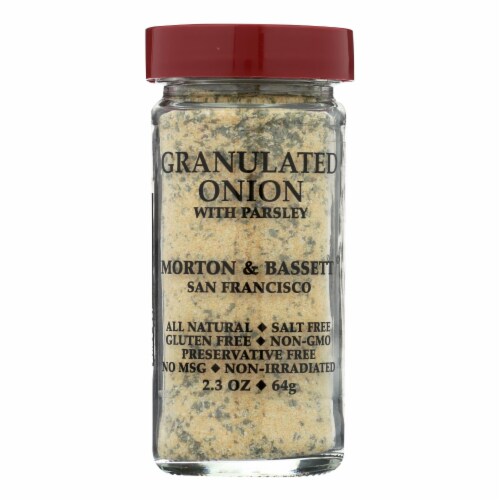 Morton & Bassett Granulated Onion With Parsley Perspective: front