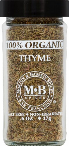 Morton & Bassett Organic Thyme Perspective: front