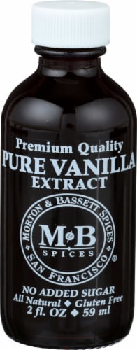 Morton and Bassett Pure Vanilla Extract Perspective: front