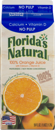 Florida's natural orange juice sales