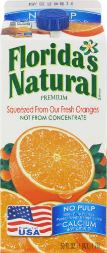 Florida Natural Orange Juice With Calcium Perspective: front