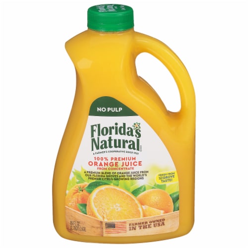 Florida’s Natural 100% No Pulp Orange Juice