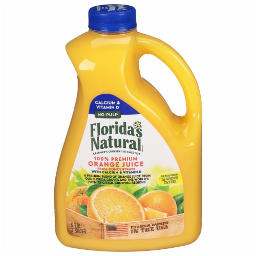 Florida’s Natural No Pulp Calcium Orange Juice