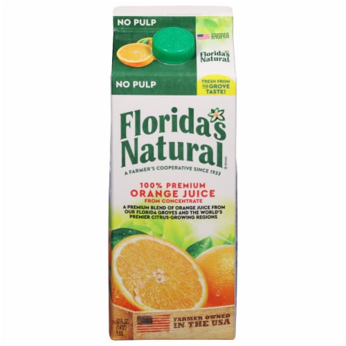 Florida’s Natural No Pulp Orange Juice