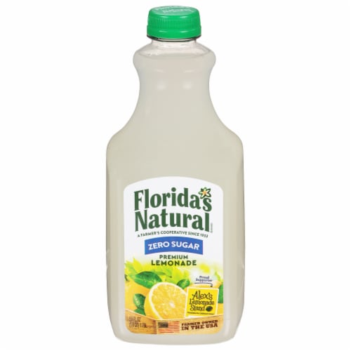 Florida's Natural Zero Sugar Lemonade Perspective: front
