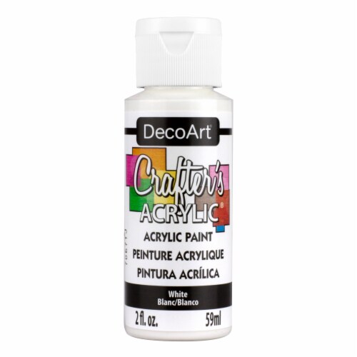 Crafter's Acrylic All-Purpose Paint 2oz-White Perspective: front