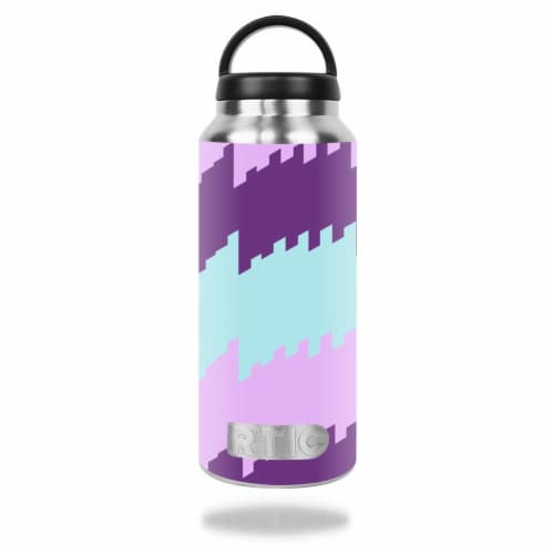 MightySkins RTBOT36-Crazy Rectangles Skin for RTIC 36 oz Bottle 2016 Wrap Cover Sticker - Cra Perspective: front