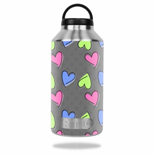 MightySkins RTBOT64-Girly Skin for RTIC 64 oz Bottle 2016 Wrap Cover - Girly Perspective: front