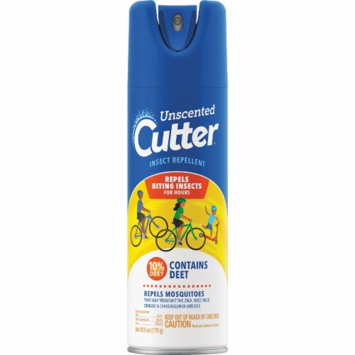 Cutter® Unscented Aerosol Spray Insect Repellent Perspective: front