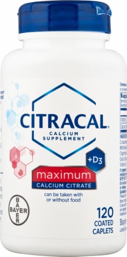 Citracal® Maximum Calcium Citrate Plus D3 Coated Caplets Perspective: front